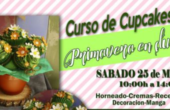 25 de marzo. Puerto Real. Curso de cupcakes
