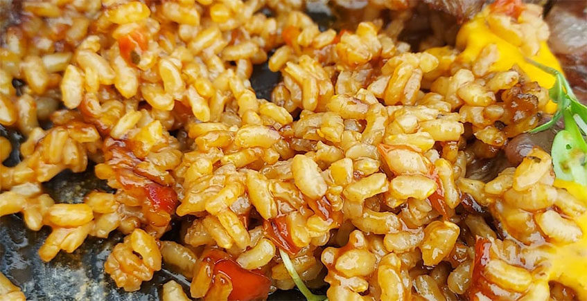 El arroz con presa de El Ibis Restaurante