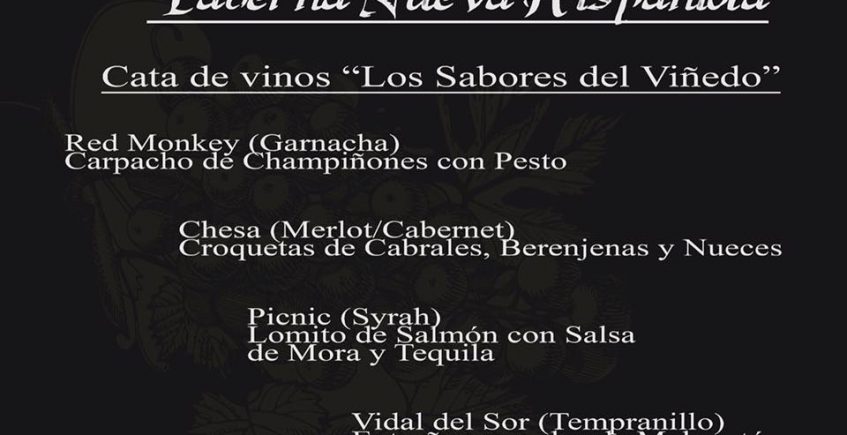 16 de noviembre. Cádiz. Cata de vinos en la Taberna Pirata Nueva Hispaniola
