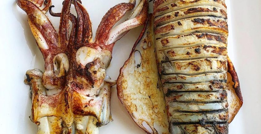 El calamar de potera del restaurante Ramón Pipi