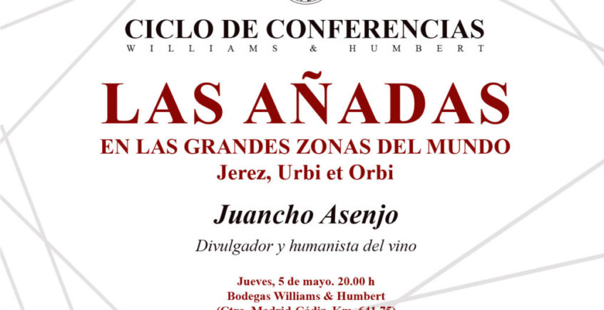 5 de mayo, conferencia sobre las añadas del vino