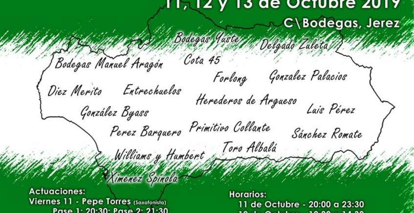 I Encuentro de Vinos Andaluces en Jerez del 11 al 13 de octubre