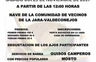 25 de noviembre. Sanlúcar. II Concurso de Ajo campero en La Jara-Valdeconejos