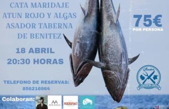 Cata maridaje de atún rojo y algas en La Taberna de Benítez de San Fernando