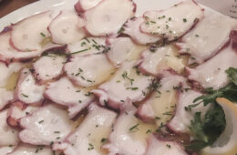 El pulpo al limón de Bar Los Camino