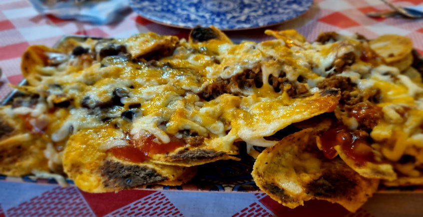 Los nachos de Cantina Guadalajara