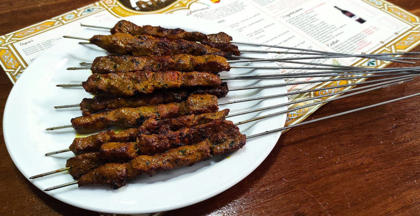 Los pinchitos morunos de Arabia Restaurante