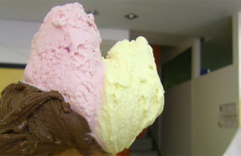 Los helados de la Heladería Da Massimo