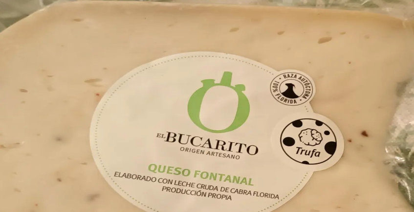 El queso con trufas Fontanal de Agroalimentaria  El Bucarito