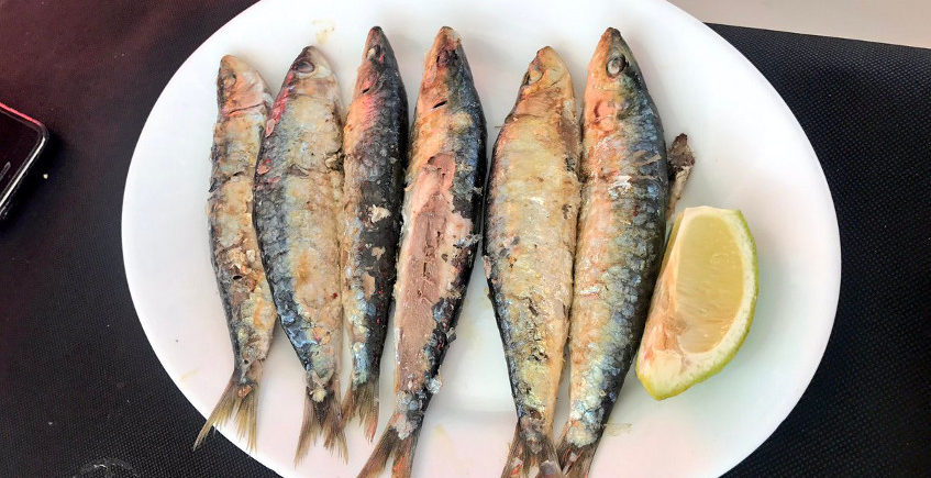 Las sardinas del chiringuito Salvador