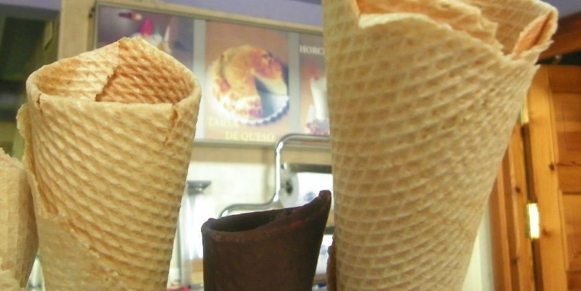 El helado de galletas Lotus de la Heladeria Sucesores de Enrique Soler