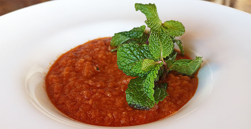 Sopa tomate de Encarnación Cansino de la Venta El Tajón