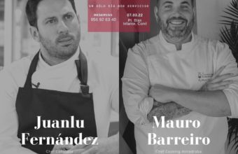 Menú a 4 Manos en Cooking Almadraba entre Juanlu Fernández y Mauro Barreiro