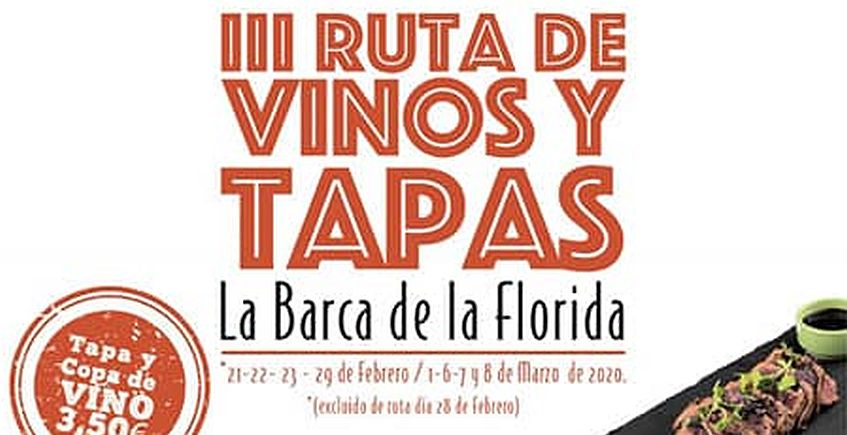 Ruta de vinos y tapas en La Barca de La Florida