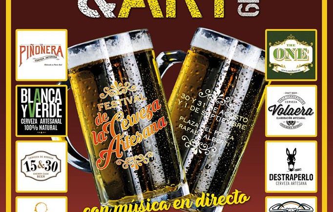 Festival de cerveza artesana con música en directo en Puerto Real