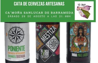 Cata de cervezas artesanas en Ca'Moña Sanlúcar