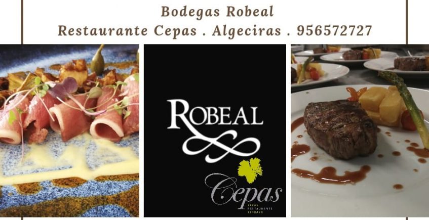8 de marzo. Algeciras. Menú maridado con vinos de Bodegas Robeal
