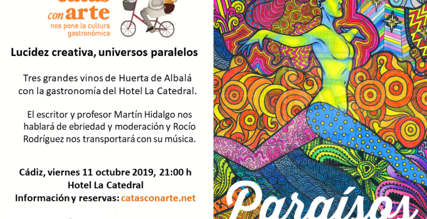 Paraísos interiores, nueva Cata con Arte el 11 de octubre en Cádiz