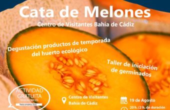 Cata de melones en el Parque Natural Bahía de Cádiz