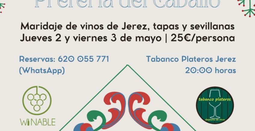 Cata de vinos en la preferia de Jerez