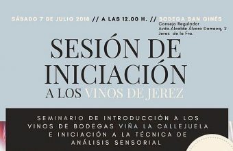7 de julio. Jerez. Seminario de introducción a los vinos de Bodegas Viña La Callejuela