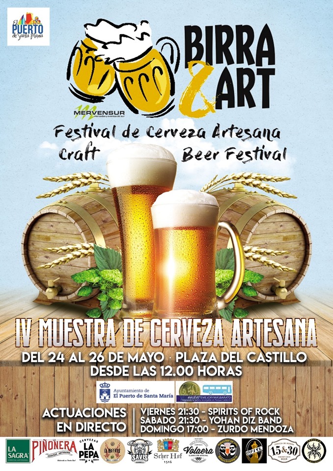 Fondos Novela de suspenso mesa Ficha de evento "IV Muestra de Cerveza Artesana. El Puerto. Del 24 al 26 de  mayo"