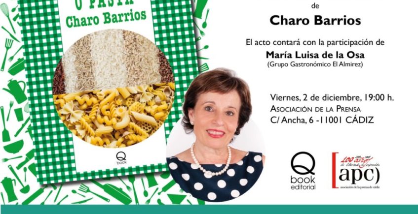 Charo Barrios presenta su nuevo libro en la Asociación de la Prensa de Cádiz