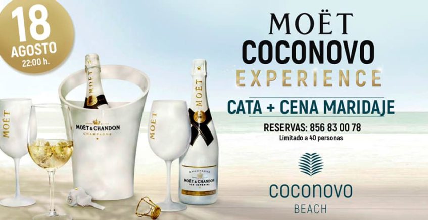Cata Moët Chandon Experience en Coconovo Beach