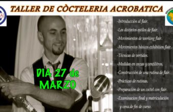 27 de marzo. Chiclana. Taller de coctelería acrobática
