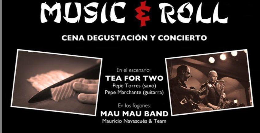 7 de abril. Cádiz. Music & Roll en Mau Mau