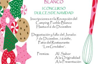 Concurso de dulces de Navidad en el camping Pueblo Blanco de Olvera