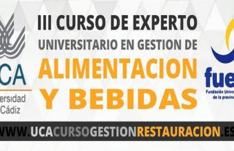 10 al 17 de octubre. Jerez. Preinscripción para el III Curso de Experto Universitario en Gestión de Alimentación y Bebidas