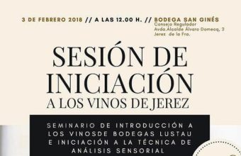 3 de febrero. Jerez. Sesión de iniciación a los vinos de Jerez