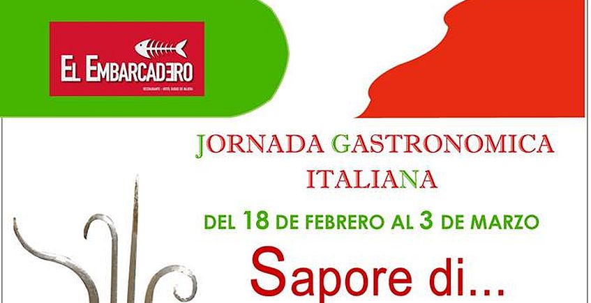 Del 18 de febrero al 3 de marzo. Rota. Jornada gastronómica italiana en El Embarcadero