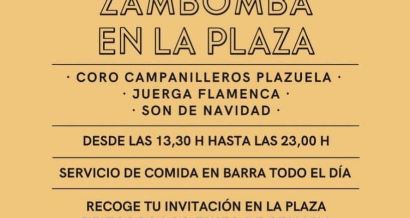 Zambomba en La Plaza de San Fernando