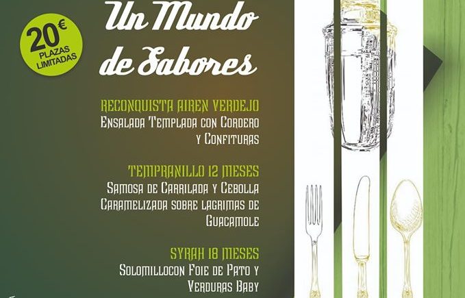 Cena con Maridaje en El Laurel de Ubrique el 15 de noviembre