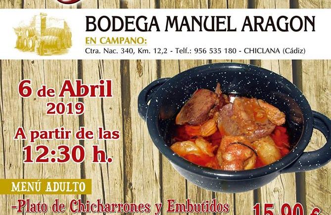 6 de abril. Chiclana. Fiesta de la matanza de la Bodega Manuel Aragón