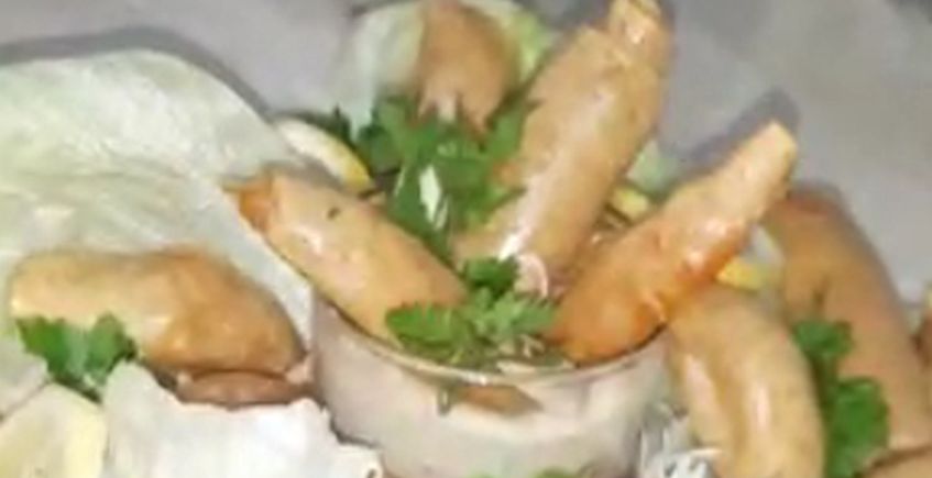 Empanadillas con cagarria rellenas de atún y surimi