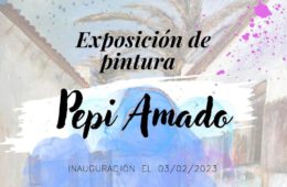 Inauguración de la exposición de pintura de Pepi Amado
