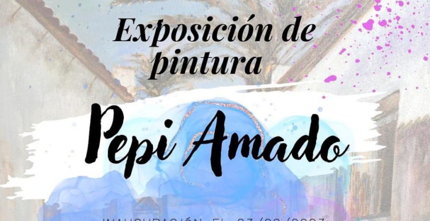 Inauguración de la exposición de pintura de Pepi Amado