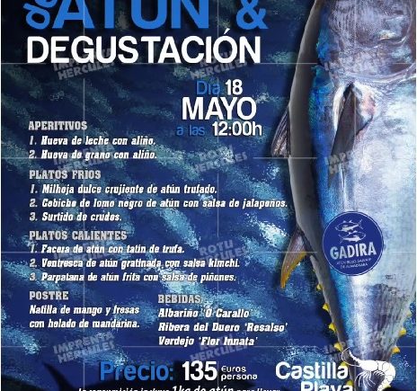 Ronqueo y degustación de atún rojo en Castilla Playa de Chiclana