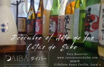 Cata de sake en el restaurante Daibâ de Sanlúcar