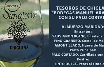 19 de mayo. Medina Sidonia. Tesoros de Chiclana: comida maridada con vinos de Bodegas Manuel Aragón