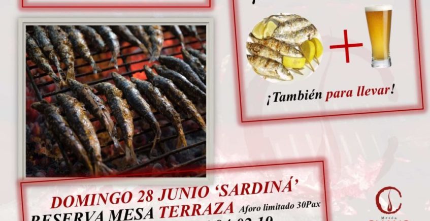 El Mesón Chano de San Roque celebra una sardiná
