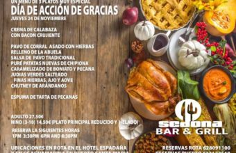 Día de Acción de Gracias en Sedona de Rota y El Puerto