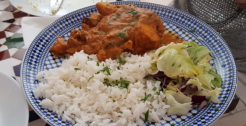 El curry de pescado y langostinos del bar Sumia