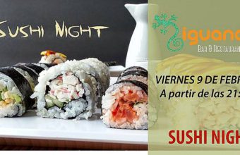 9 de febrero. Vejer. Sushi Night en Iguana Bar & Restaurant