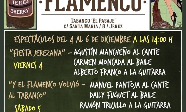 Almuerzo con flamenco en Tabanco El Pasaje
