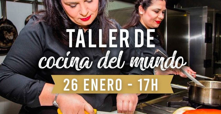 Taller de Cocina del mundo en Gemelas al Jerez