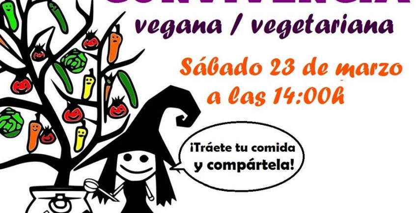 23 de marzo. Cádiz. Convivencia vegana en Los Adoquines